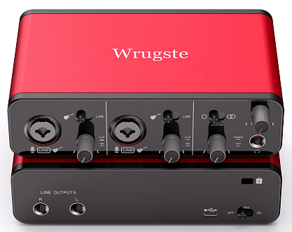 USB аудиоинтерфейс Wrugste GV-AR004