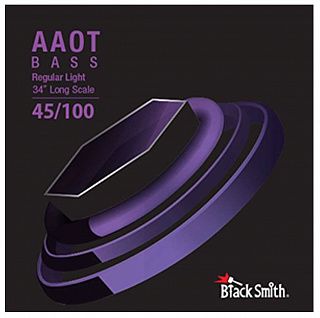 Струны BlackSmith AAOT Bass Regular Light 34" Long Scale 45/100