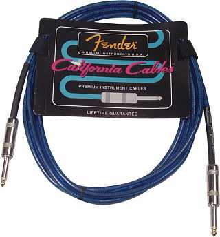 ГИТАРНЫЙ ШНУР FENDER 10 CALIFORNIA CABLE LAKE PLACID BLUE