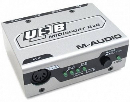 MIDI ИНТЕРФЕЙС M-AUDIO MIDISPORT 2x2 USB