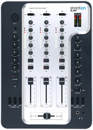 DJ-МИКШЕРНЫЙ ПУЛЬТ STANTON M.304