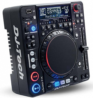 DJ МЕДИАПРОИГРЫВАТЕЛЬ DJ-TECH uSOLO FX BLK