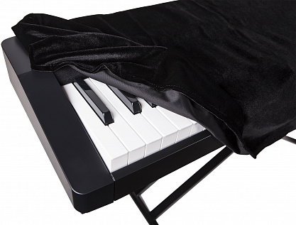 Черная накидка для цифрового пианино универсальная