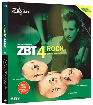 КОМПЛЕКТ ТАРЕЛОК ZILDJIAN ZBT 4 ROCK BOX SET