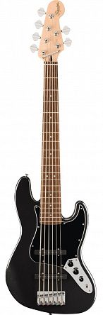 Бас-гитара FENDER SQUIER Affinity Jazz Bass VI LRL Black Metallic