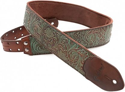Ремень RightOn Straps Leathercraft Blackguard Teal