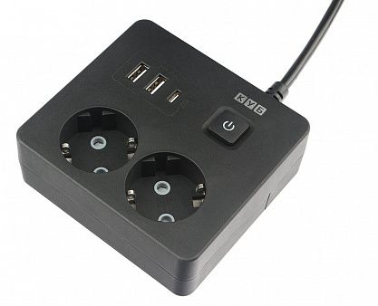Удлинитель на 2 розетки PC-1B-2M PowerCube