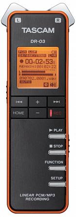 ПОРТАТИВНЫЙ РЕКОРДЕР TASCAM DR-03