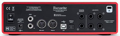 Аудио интерфейс Focusrite Scarlett 18i8 2nd Gen