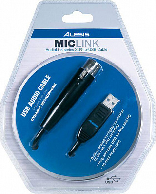 МИКРОФОННЫЙ КАБЕЛЬ ALESIS MIC LINK USB