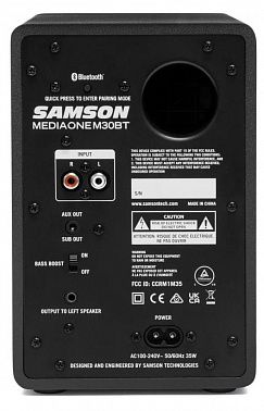 Студийные мониторы Samson MediaOne M30BT Студийные мониторы Samson MediaOne M30BT