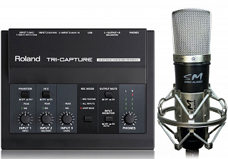 КОМПЛЕКТ ROLAND TRI-CAPTURE+ SM PRO AUDIO MC01