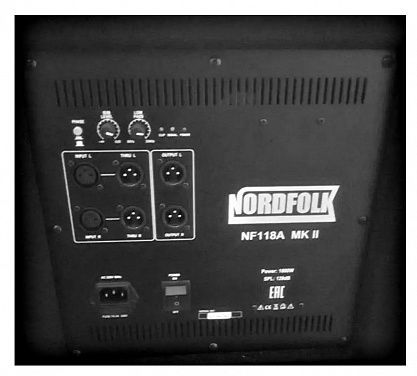Активный сабвуфер NordFolk NF118A mkII