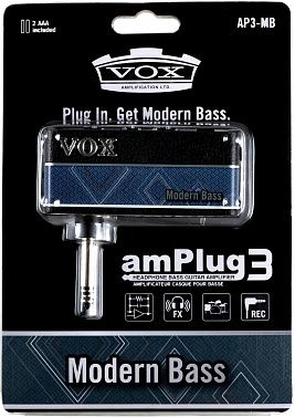 Усилитель для наушников VOX AP3-MB AMPLUG 3 MODERN BASS