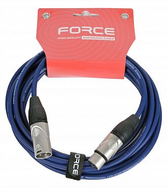 МИКРОФОННЫЙ КАБЕЛЬ FORCE FMC-05/4,5 BL