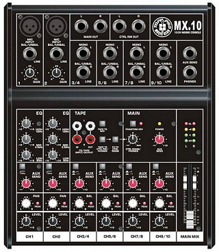 МИКШЕРНЫЙ ПУЛЬТ TOPP PRO MX10
