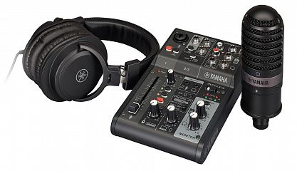 Набор для стриминга Yamaha AG03MK2 Black LSPK
