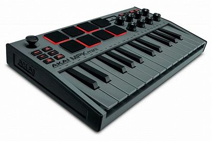 Миди-клавиатура AKAI PRO MPK Mini MK3 Gray