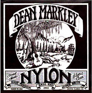 DEAN MARKLEY BALL END NYLON 2802 SILVER & CLEAR (STD)