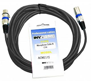 Микрофонный кабель INVOTONE ACM1115 BK