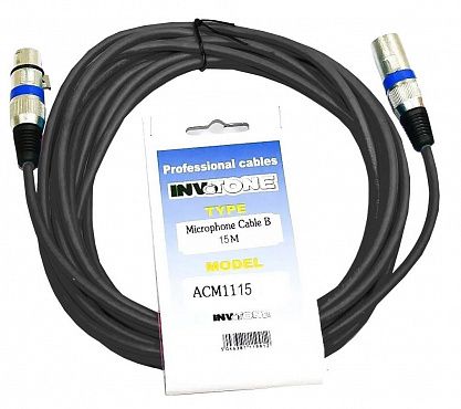 Микрофонный кабель INVOTONE ACM1115 BK