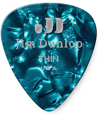 Медиатор Dunlop 483P11TH Celluloid Turquoise