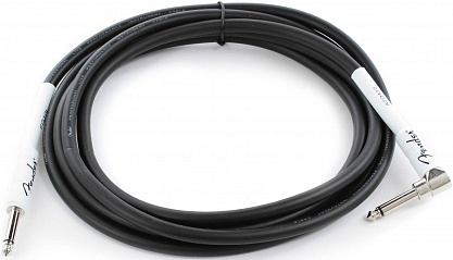 FENDER 10 ANGLE INSTRUMENT CABLE BLACK