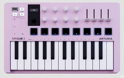 MIDI-клавиатура Arturia MiniLAB 3 Rose Quartz