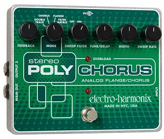 ГИТАРНЫЙ ЭФФЕКТ ELECTRO-HARMONIX STEREO POLYCHORUS