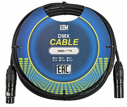 Кабель DMX LEEM DMX1-7