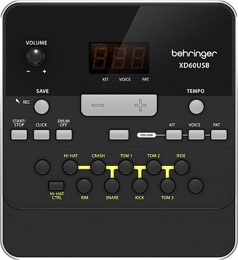 ЭЛЕКТРОННАЯ БАРАБАННАЯ УСТАНОВКА BEHRINGER XD XD60-LE