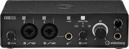 USB аудио интерфейс Steinberg IXO22 Black USB аудио интерфейс Steinberg IXO22 Black