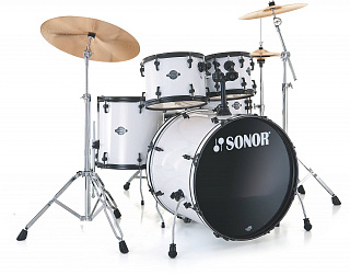 БАРАБАННАЯ УСТАНОВКА SONOR SMF 11 STAGE 1 WM SNOW WHITE