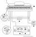 Цифровое пианино YAMAHA YDP-181 ARIUS+BC100DR