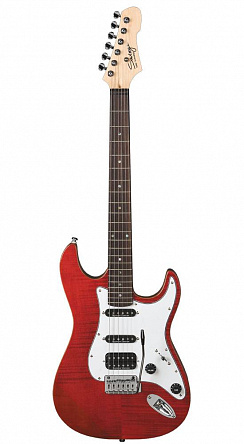 ЭЛЕКТРОГИТАРА SWING STANDARD PLUS TRANSPARENT RED