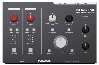 USB аудиоинтерфейс NUX NAI-24