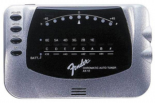 ТЮНЕР FENDER AX-12 AUTO/CHROMATIC TUNER -SILVER