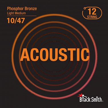 Струны BlackSmith 80/20 Bronze Light Medium 10/47 12 String