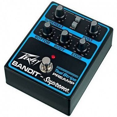 Педаль эффектов PEAVEY Bandit Supreme Teal Stripe Preamp