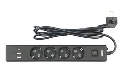 Удлинитель на 4 розетки PC-7B-2M PowerCube