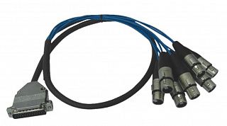 Кабель FORCE DB25-XLRF/3