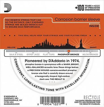 Струны D'Addario EJ42 Resophonic