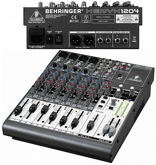 МИКШЕРНЫЙ ПУЛЬТ BEHRINGER XENYX 1204
