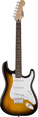 Электрогитара FENDER SQUIER BULLET Stratocaster HT Brown Sunburst
