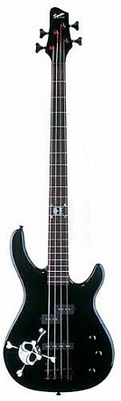БАС-ГИТАРА FENDER SQUIER MB-4 MODERN BASS (RW) SKULL & CROSS