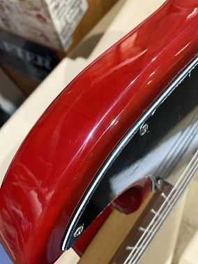 Бас-гитара STAGG SBJ-30 STF RED (Трещины на верхней и нижней деке)
