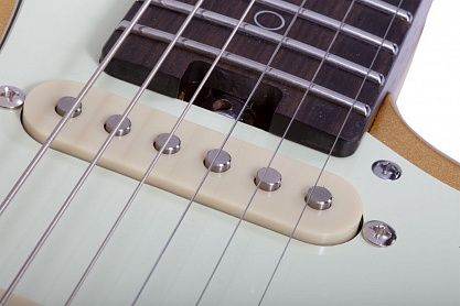 Электрогитара SCHECTER NICK JOHNSTON TRAD 10TH ANNIVERSARY-HSS A. SAFFRON