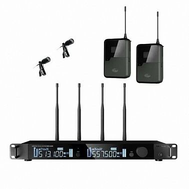 Радиосистема ОКТАВА OWS-U2200L-B (2 петличных микрофона)