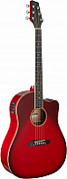 Электроакустическая гитара STAGG SA35 DSCE-TR (Уценка)