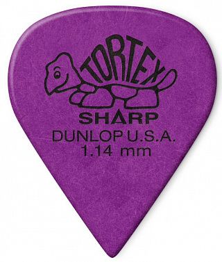 Медиатор DUNLOP 412P1.14 Tortex Sharp